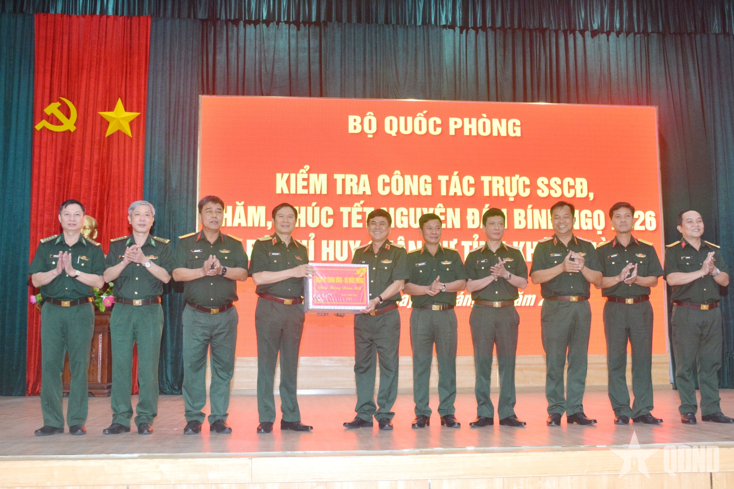 Đoàn công tác Bộ Quốc phòng kiểm tra, chúc Tết tại Khánh Hòa